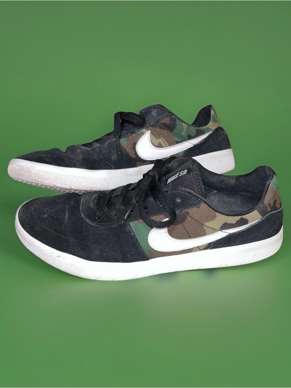 Nike SB Team Classic Black /Camo AH3360-006 Unisex Skate Men 10.5